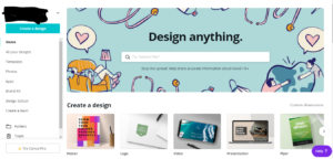 اداة Canva لإعداد التصاميم جاهزة كيفية إعداد تصميم احترافي من خلال Canva