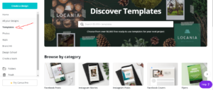 اداة Canva لإعداد التصاميم جاهزة اداة Canva لإعداد التصاميم جاهزة